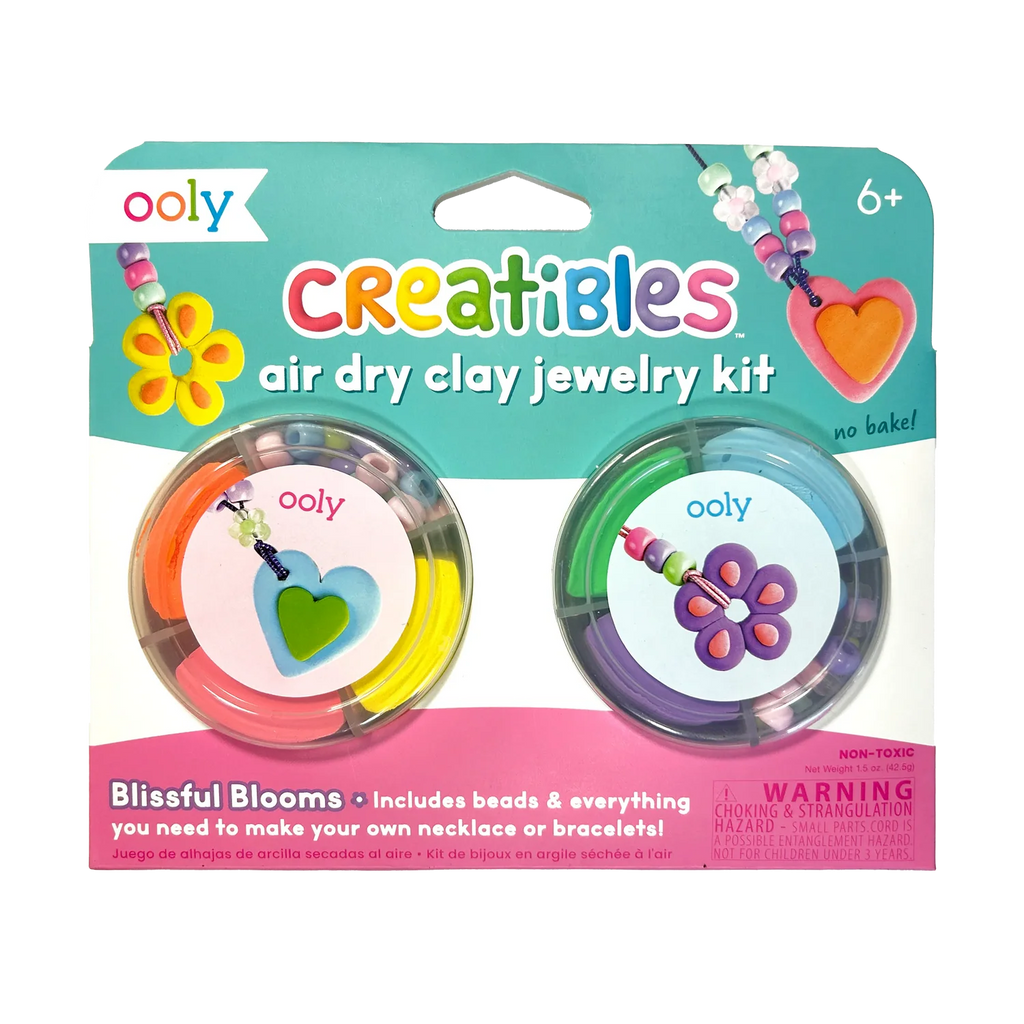 Creatibles Blissful Bloom - Kit de joyeria de arcilla