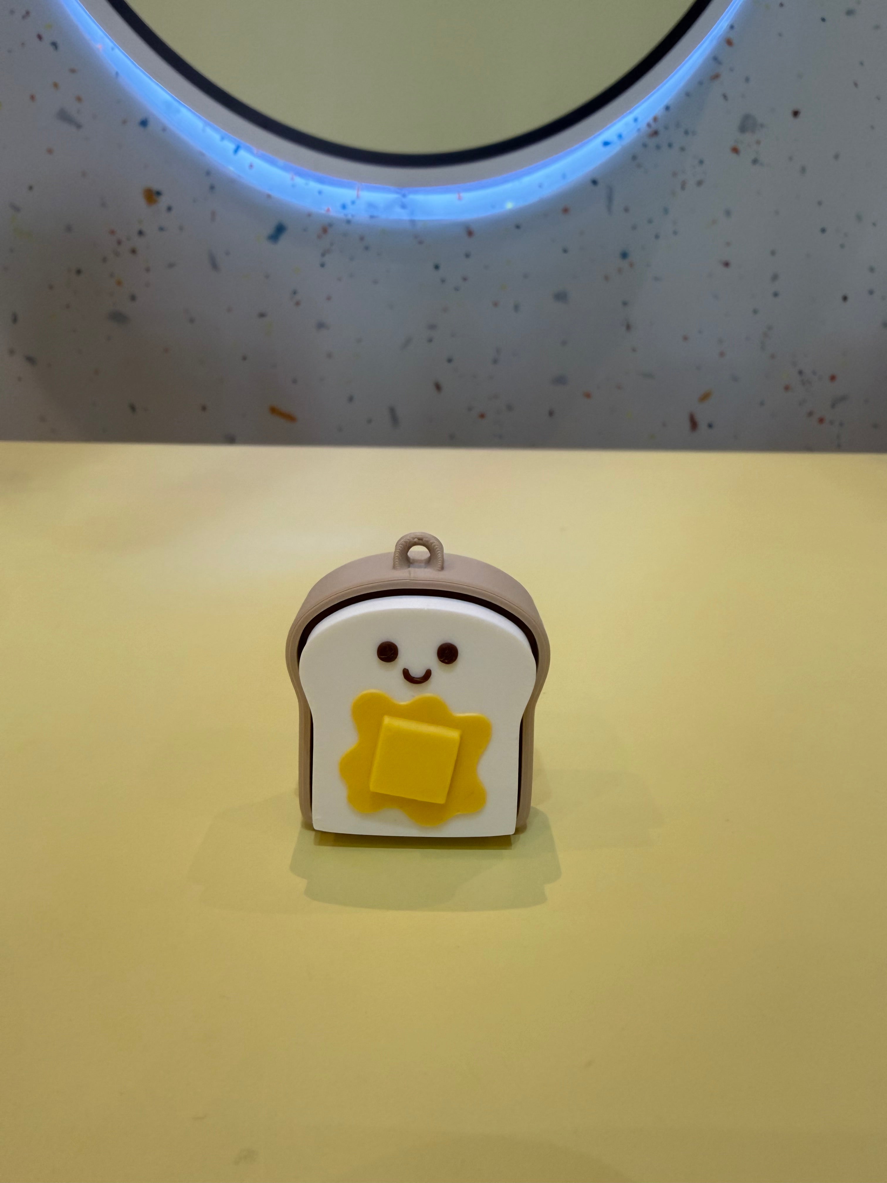 French Toast Keychain Clicker
