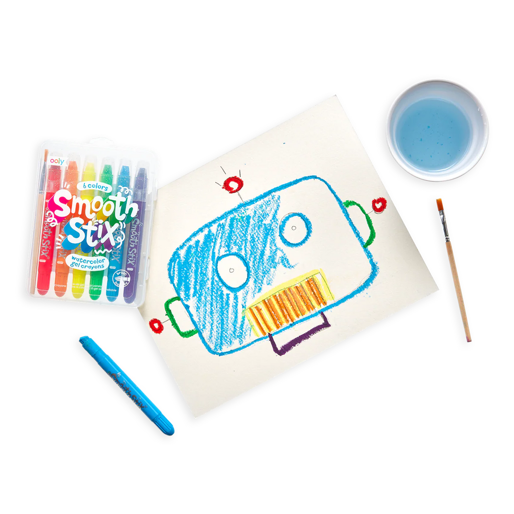 Smooth Stix - Crayones Gel acuarela set 6