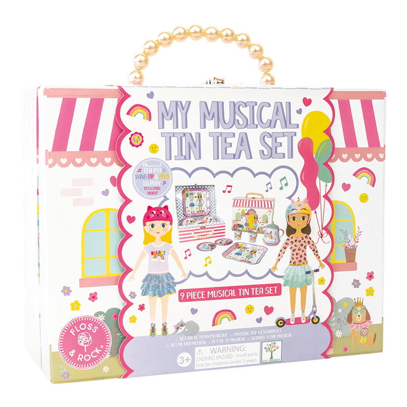 Juego de Té Musical 9 pz - tema mejores amigos