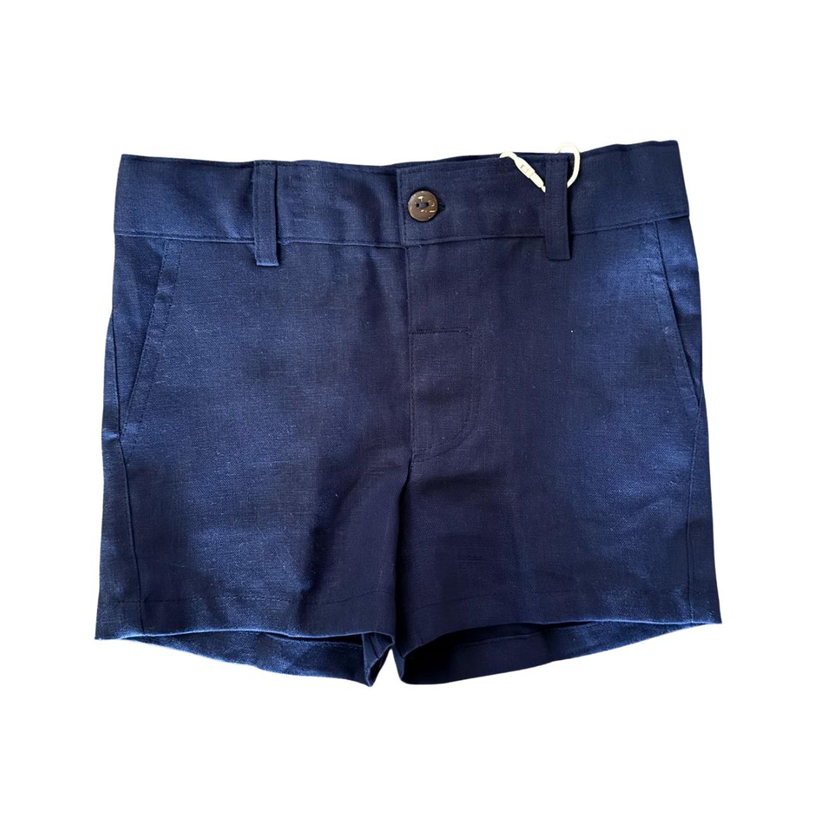 Short de Lino Azul