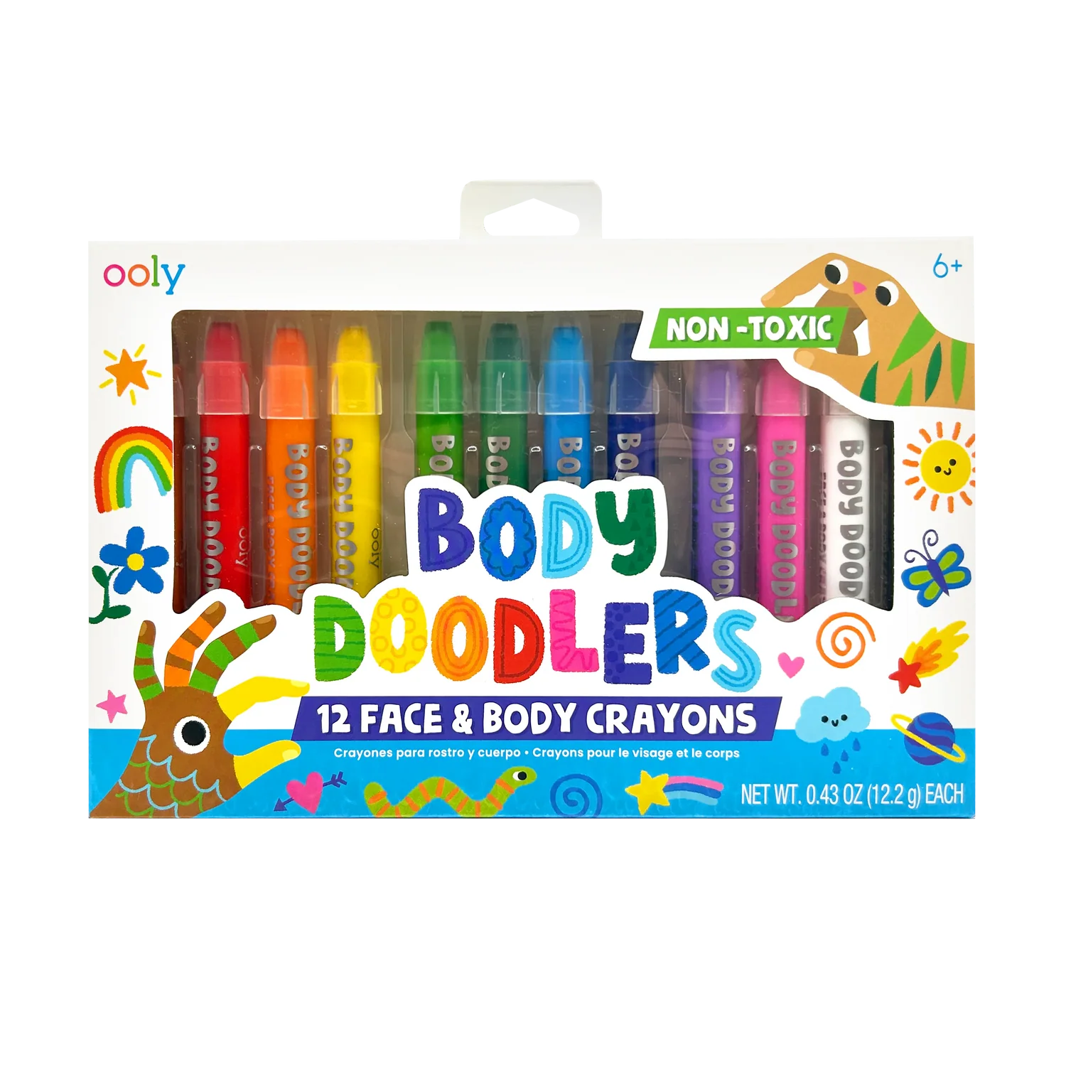 Body Doodlers - Crayones para Rostro y Cuerpo