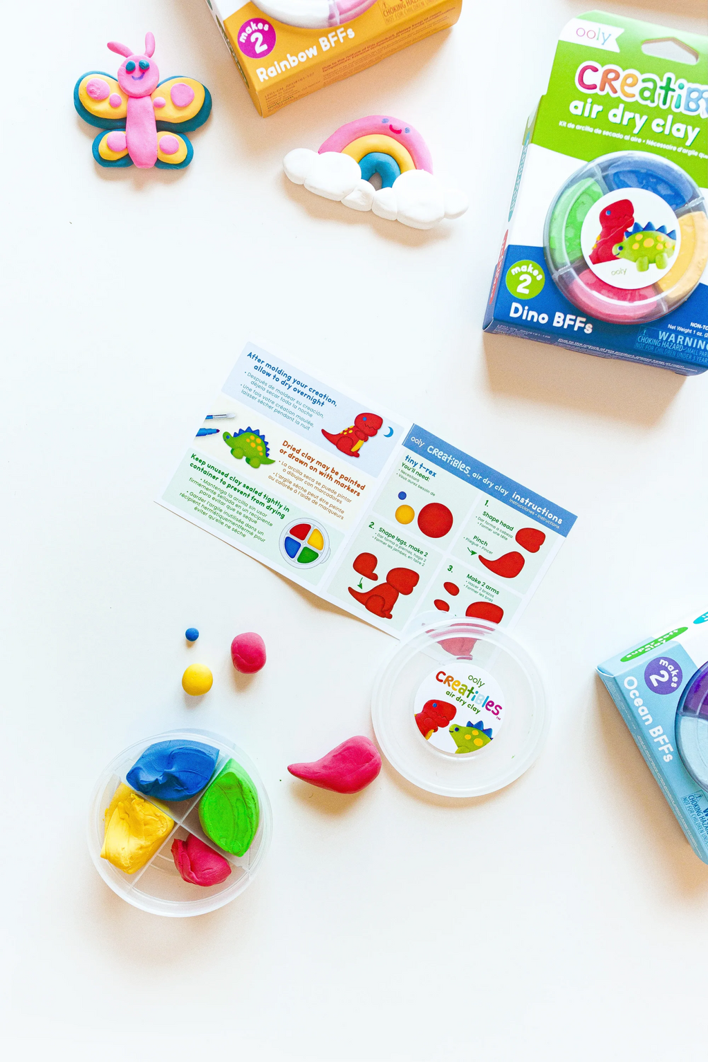 Creatibles Mini - Kit de arcilla Dino Bffs