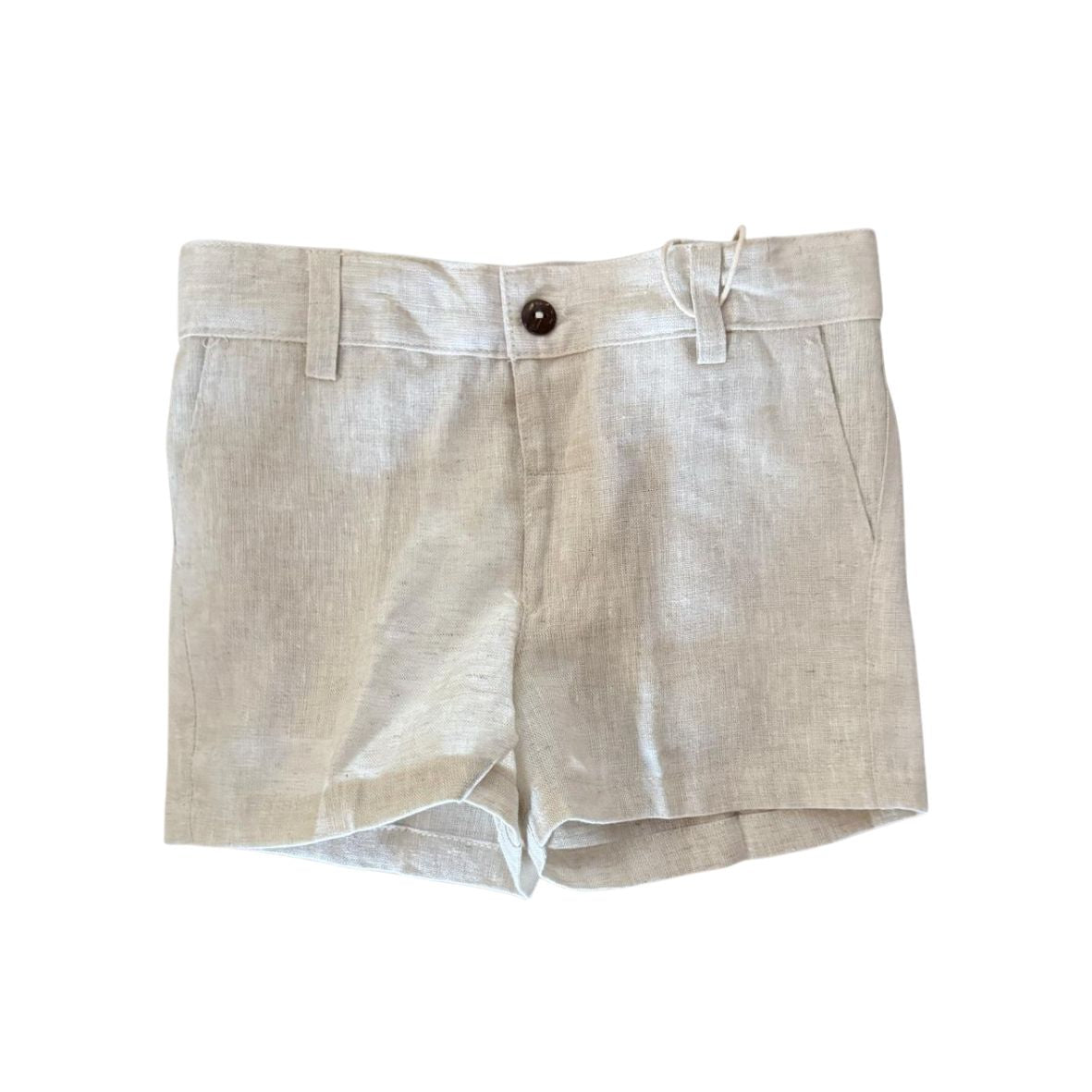 Short de Lino Beige