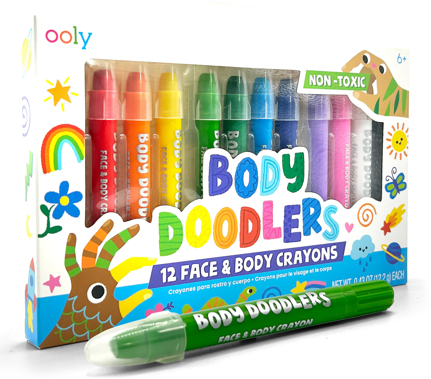 Body Doodlers - Crayones para Rostro y Cuerpo