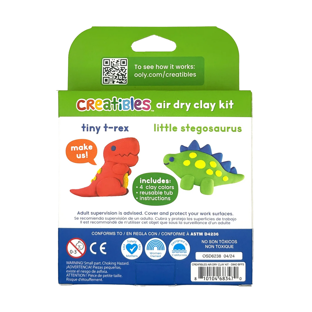 Creatibles Mini - Kit de arcilla Dino Bffs