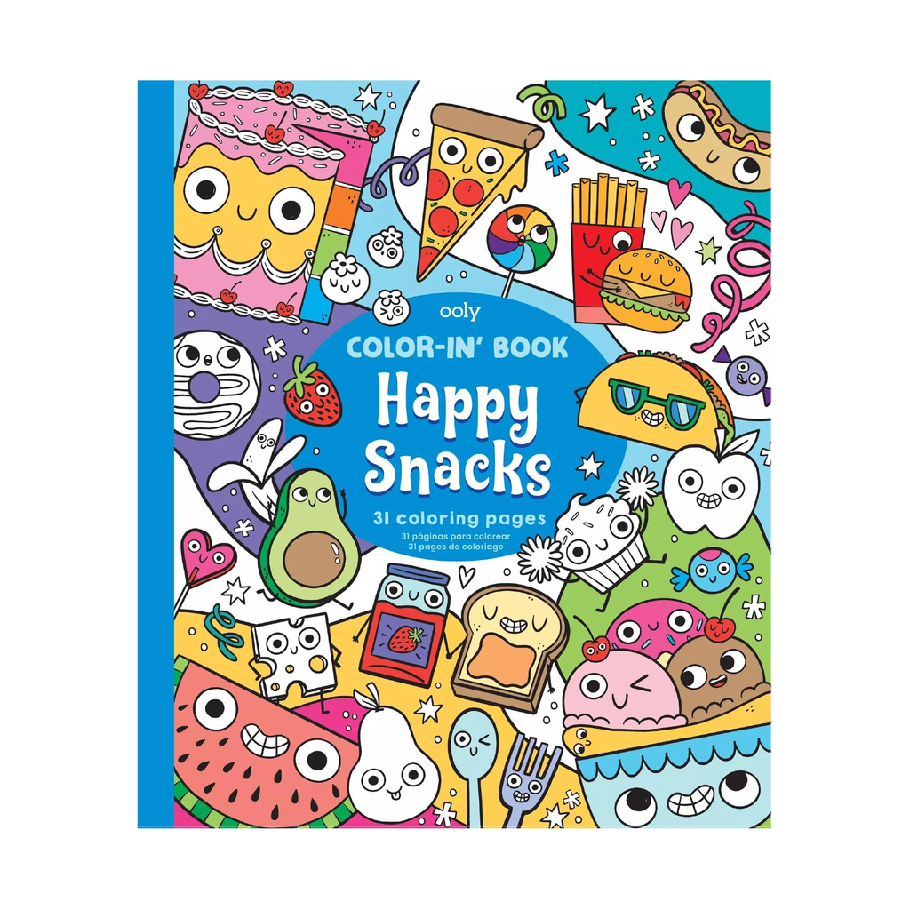 Happy Snacks - Libro para colorear