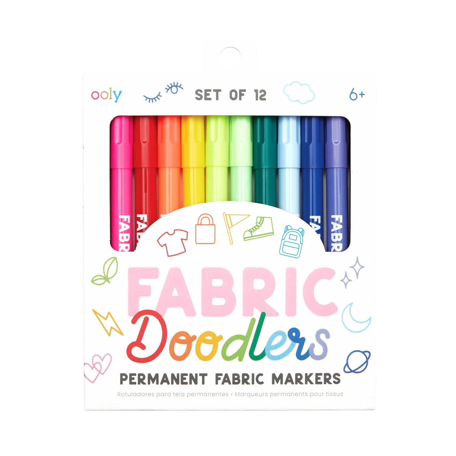 Marcadores para Tela - set de 12