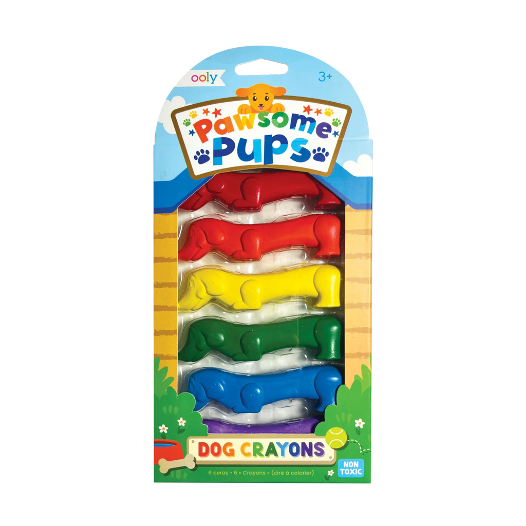 Crayones Pawsome Pups - set de 6