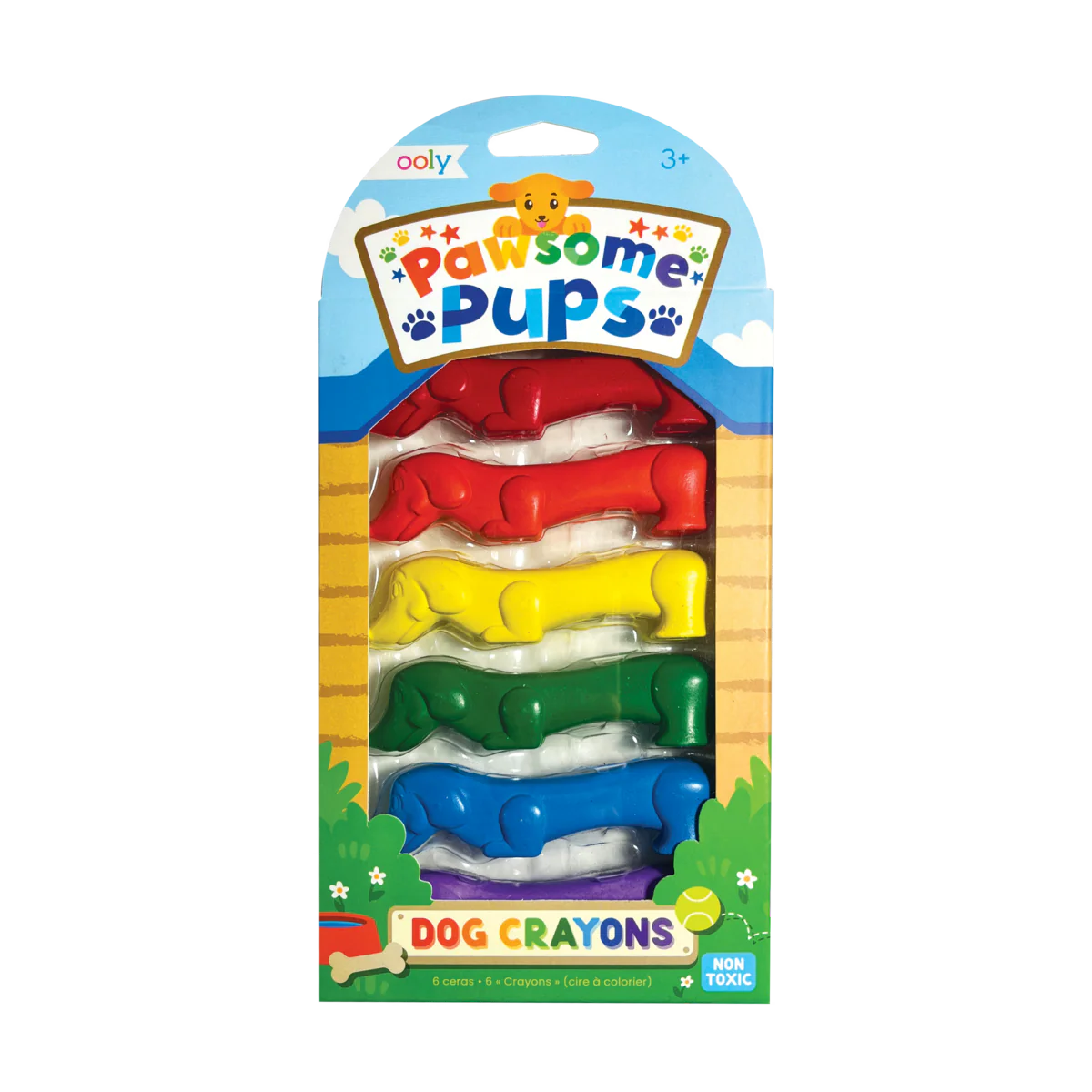 Crayones Pawsome Pups - set de 6