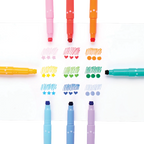 Confetti Stamp - Marcadores doble punta set de 9