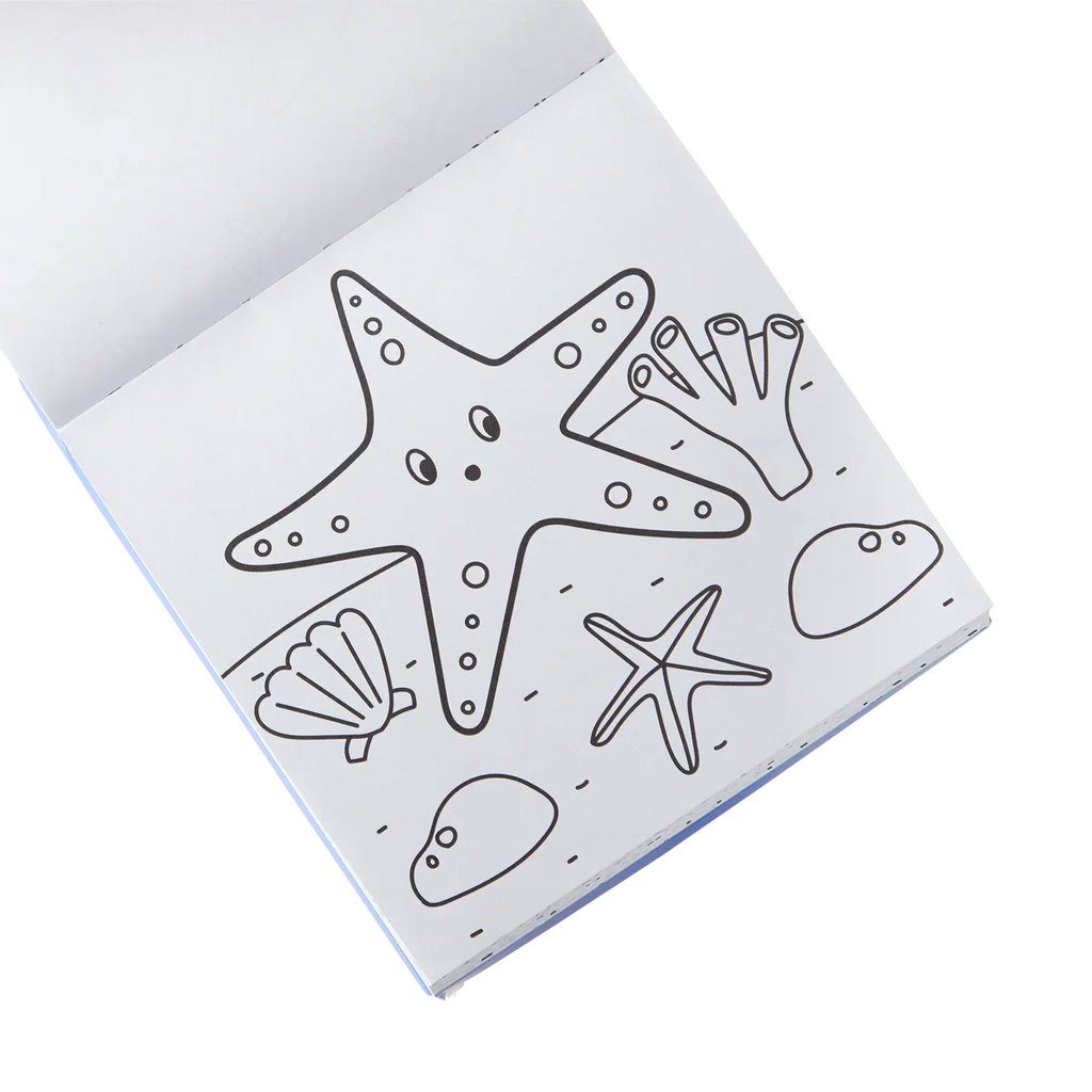 Sea Life - Set de libro y crayones