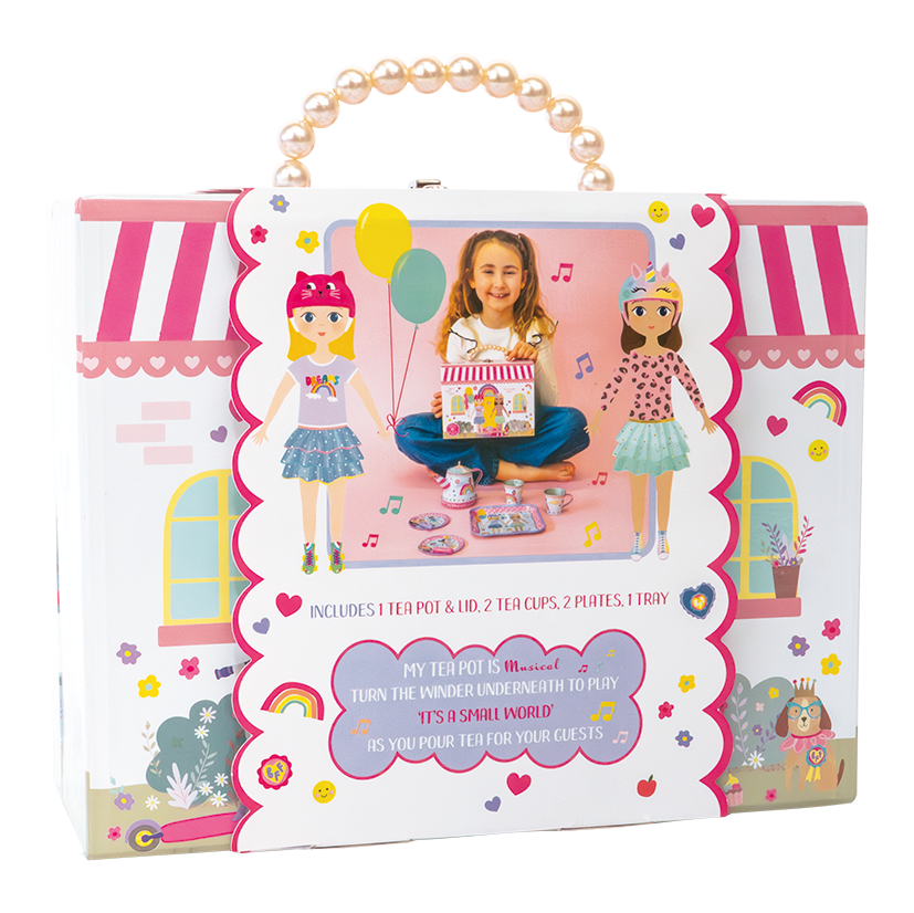 Juego de Té Musical 9 pz - tema mejores amigos