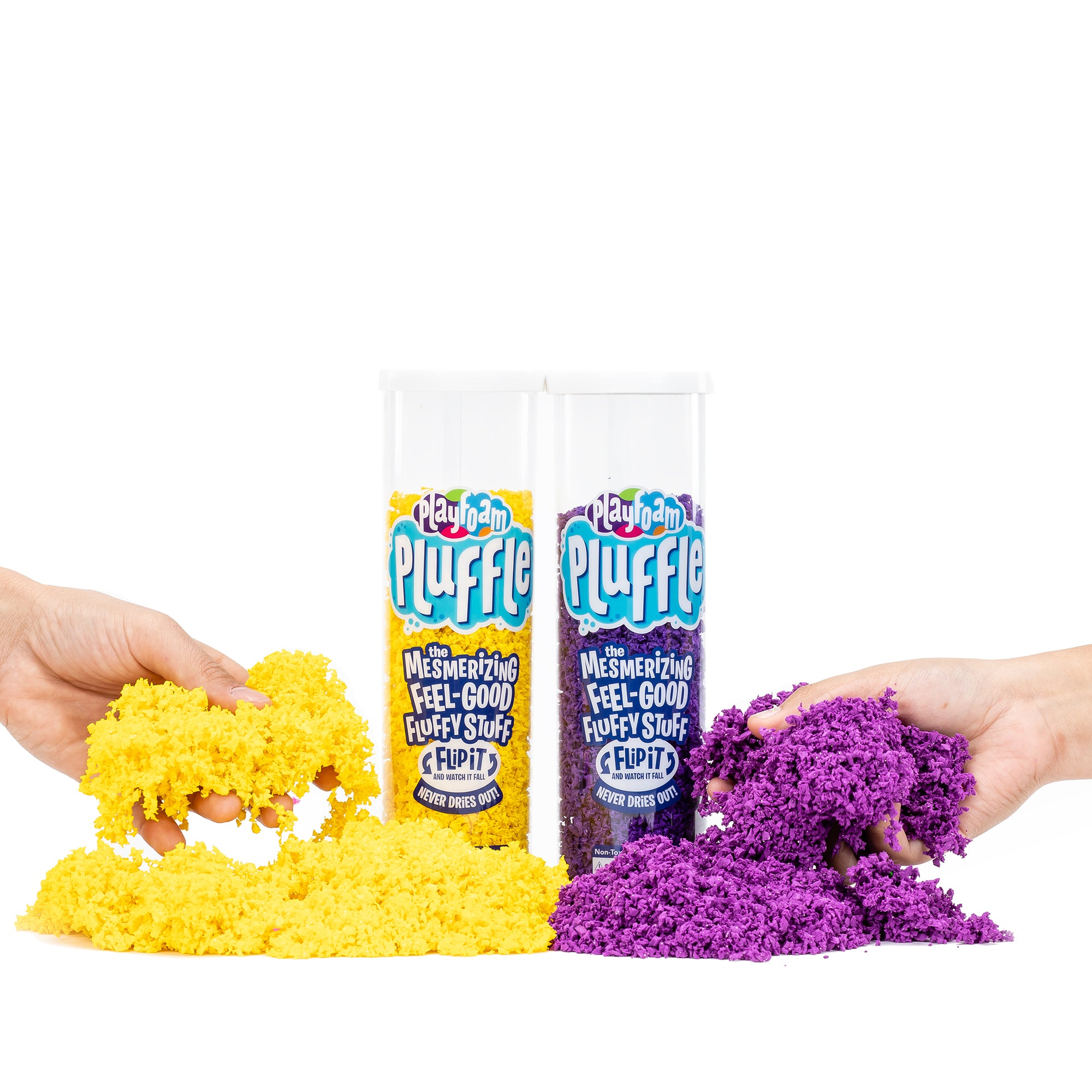 Playfoam Puffle Pack - 2 piezas - amarillo y morado