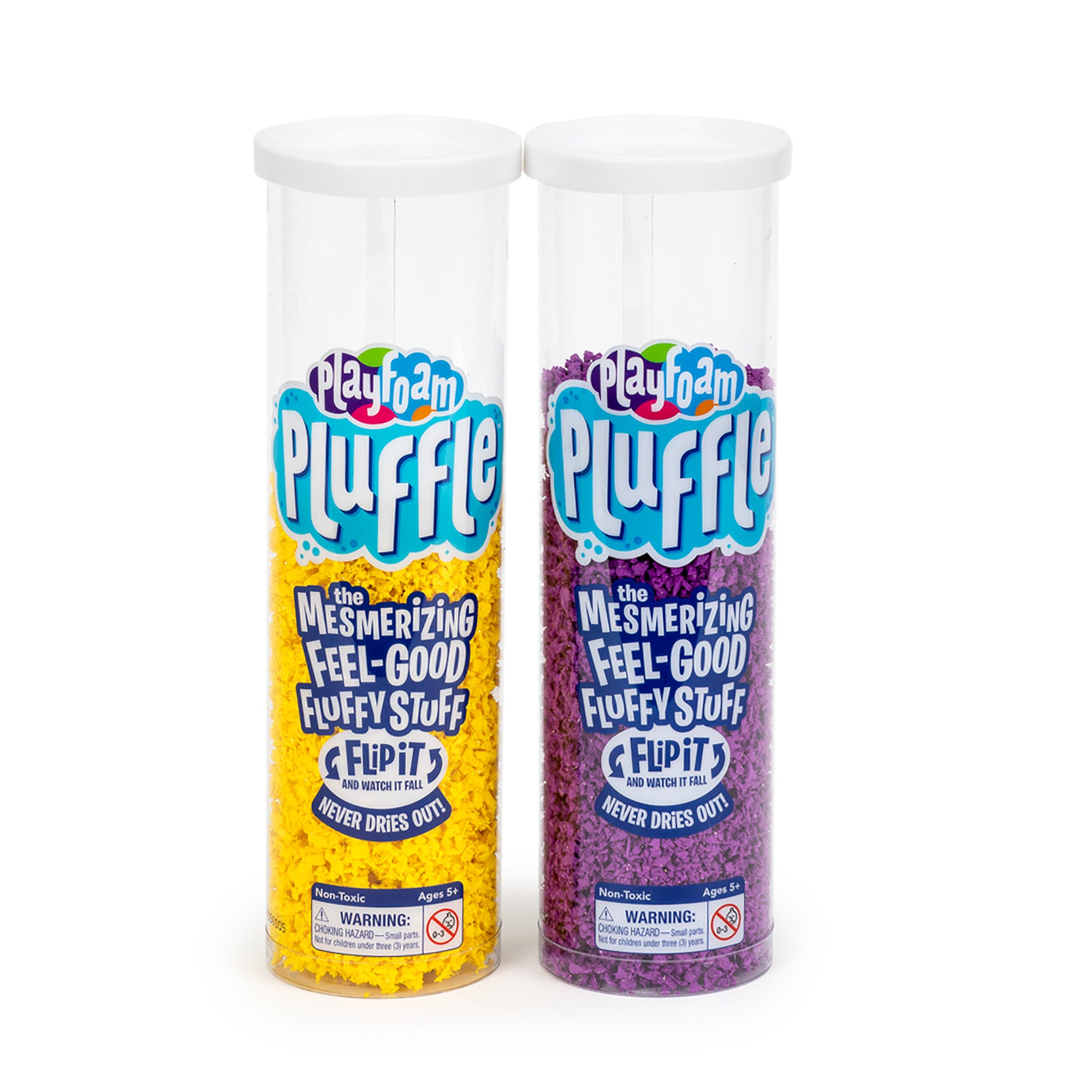 Playfoam Puffle Pack - 2 piezas - amarillo y morado