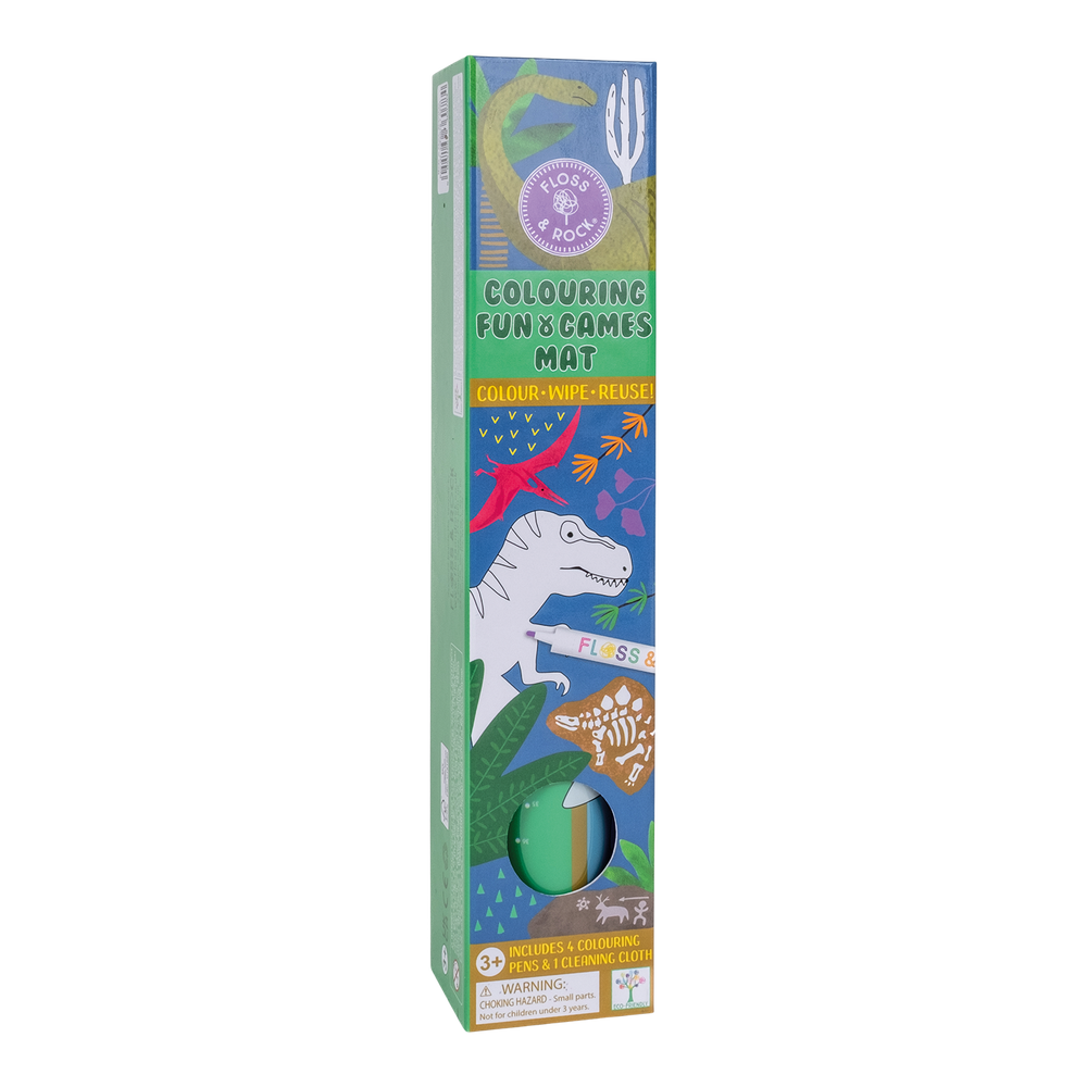 Tapete Reutilizable para Colorear - Dinosaurios