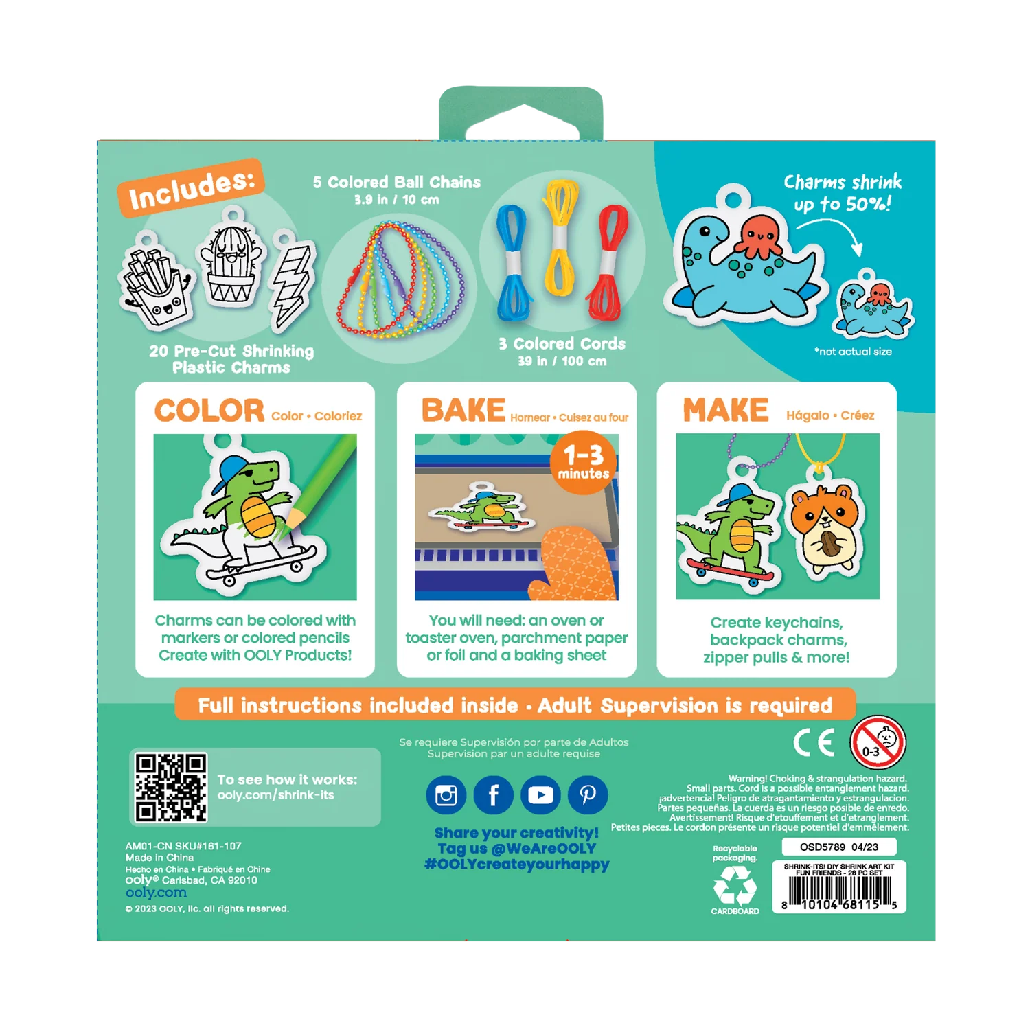 Shrink its - Kit de Arte amigos divertidos