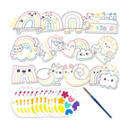 Playful Painters - Kit de acuarelas todo en uno - Rainbow Cuties