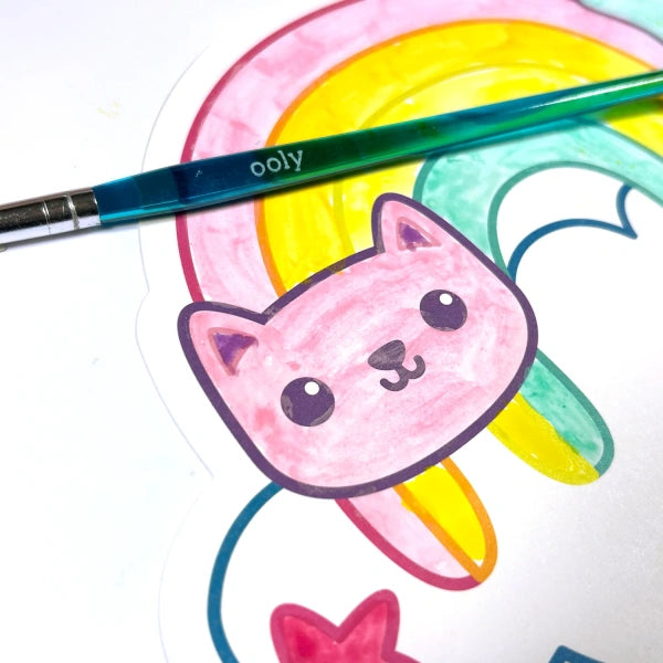 Playful Painters - Kit de acuarelas todo en uno - Rainbow Cuties