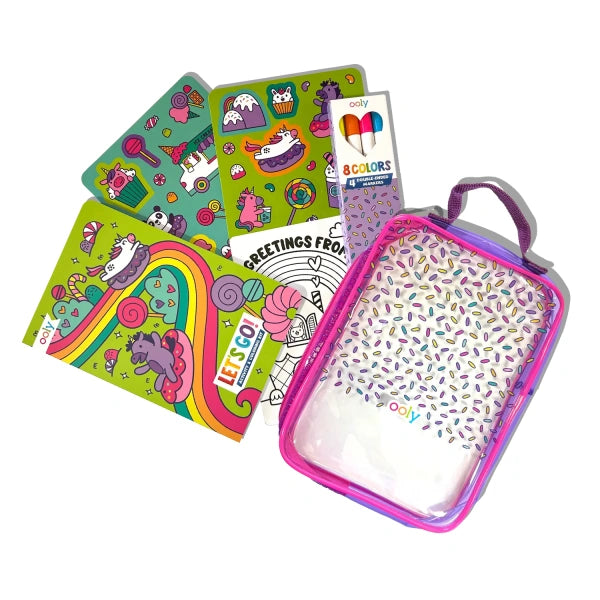 Let’s Go! – Kit de Actividades y Colorear – Unicorn Candy Town