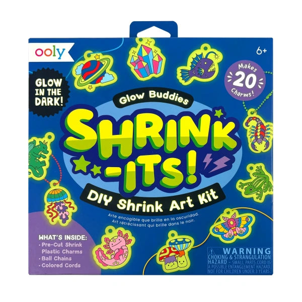 Shrink Its – Kit de Dijes Termoencogibles Glow Buddies