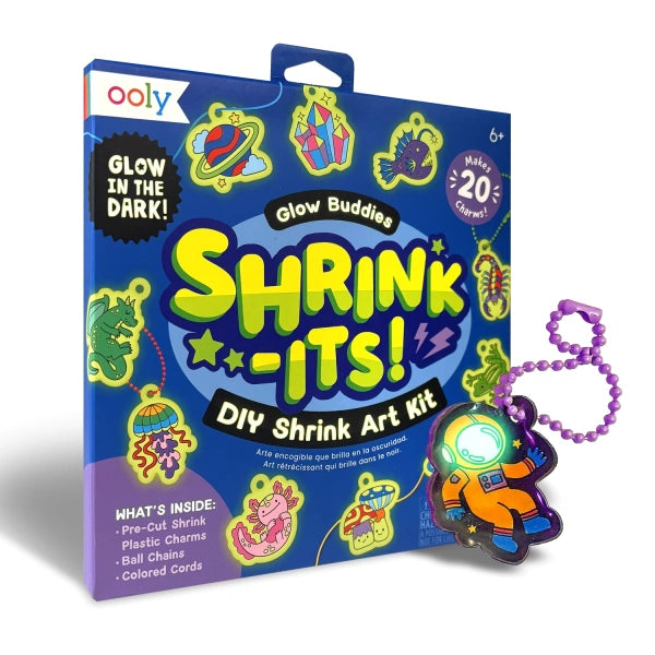 Shrink Its – Kit de Dijes Termoencogibles Glow Buddies