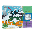 Tapete Reutilizable para Colorear - Dinosaurios