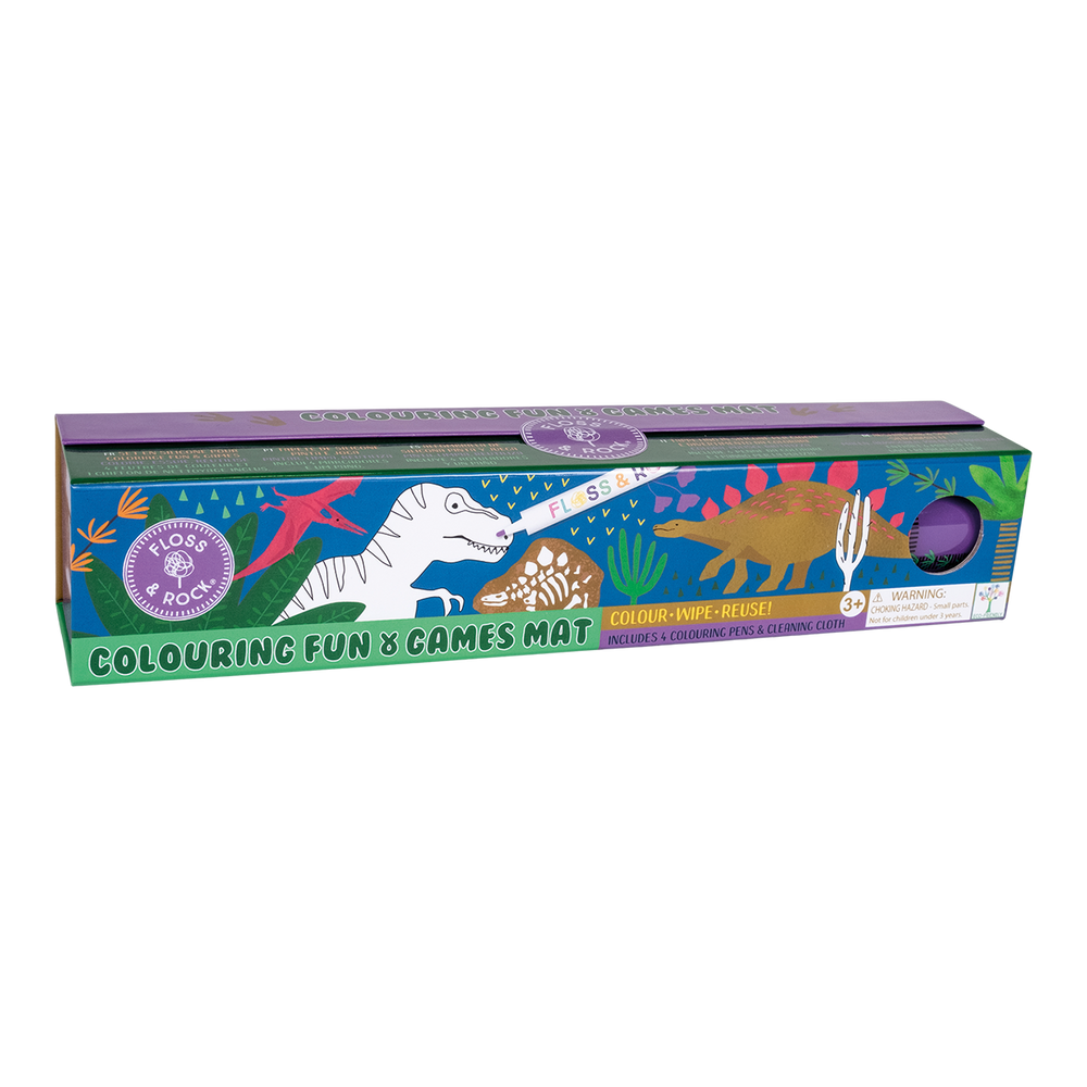 Tapete Reutilizable para Colorear - Dinosaurios