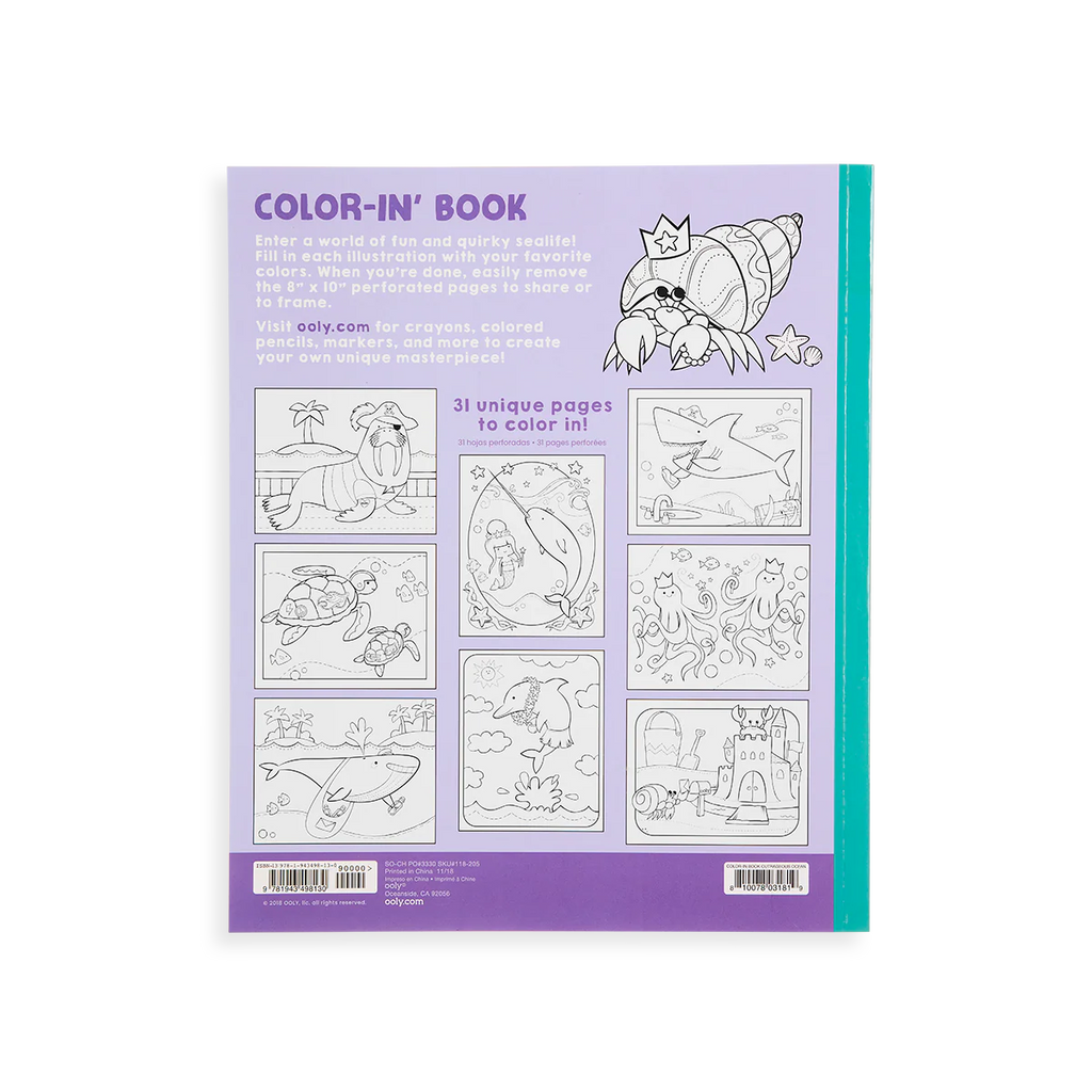 Libro para colorear - Oceano