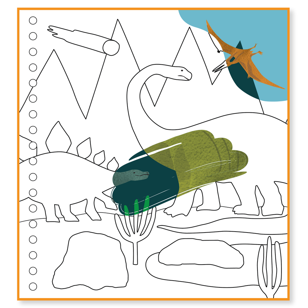 Magic Multi Play Libreta Reutilizable Dinosaurios