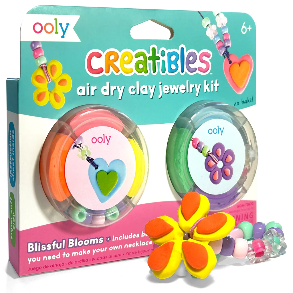 Creatibles Blissful Bloom - Kit de joyeria de arcilla