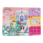 Tapete Reutilizable Para colorear - Hadas y Arcoíris