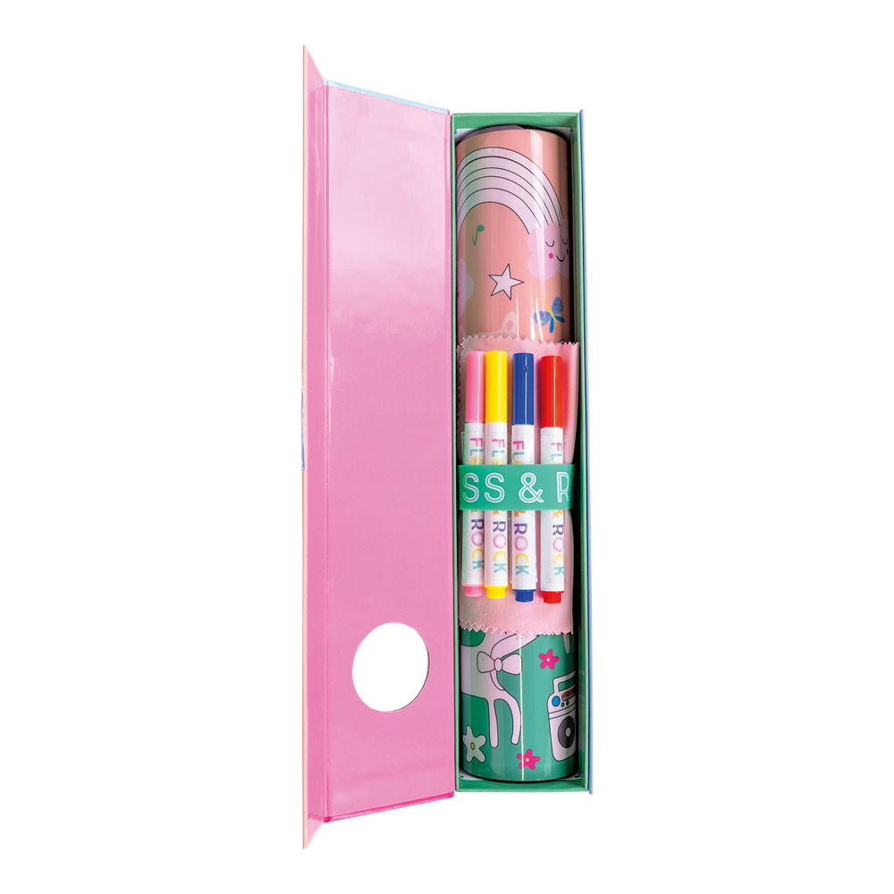 Tapete Reutilizable Para colorear - Hadas y Arcoíris