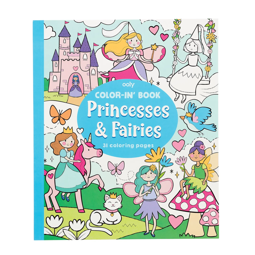 Libro para colorear de Princesas y Hadas