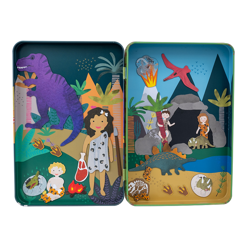 Juego Magnético de Viaje, Dinosaurios