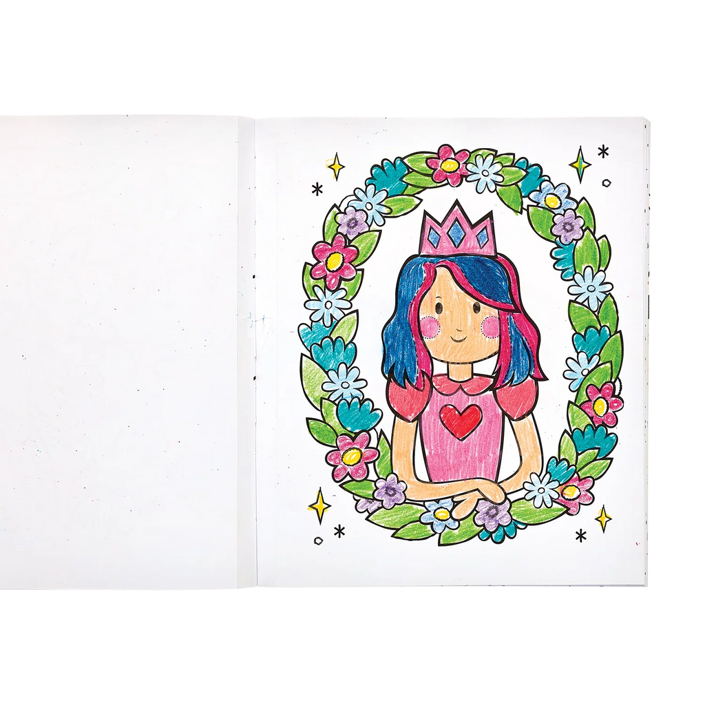 Libro para colorear de Princesas y Hadas