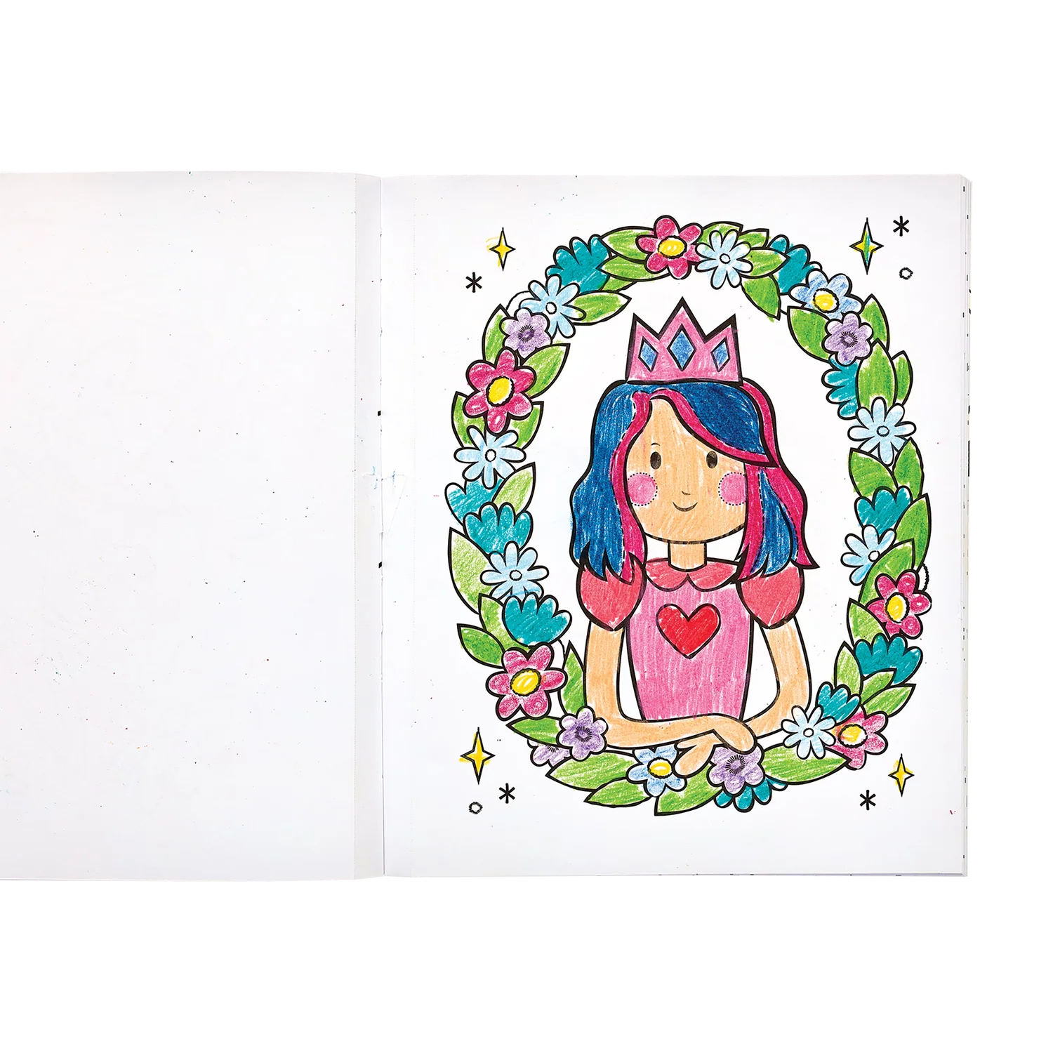 Libro para colorear de Princesas y Hadas