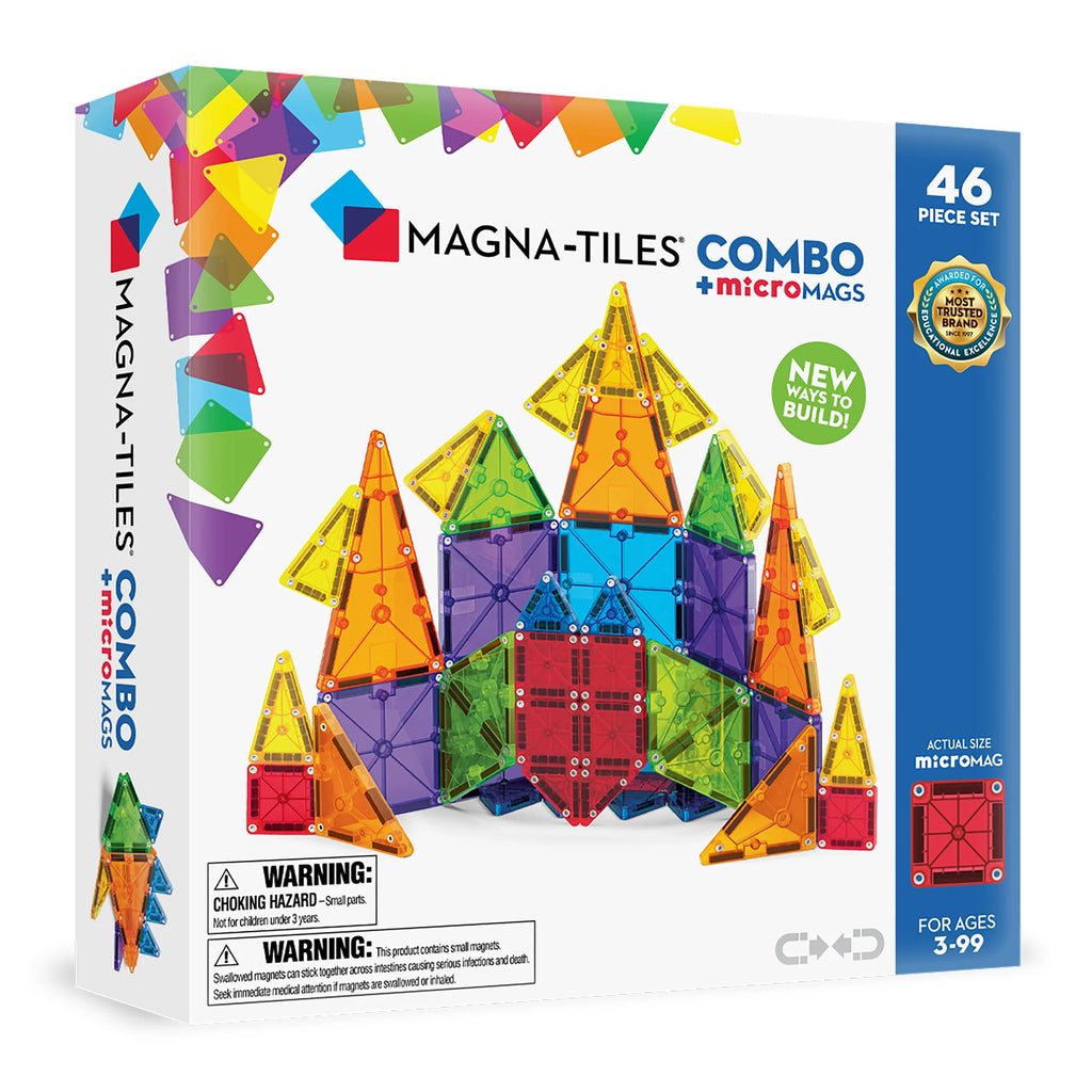 Magna Tiles Combo + Micromags 46 pz