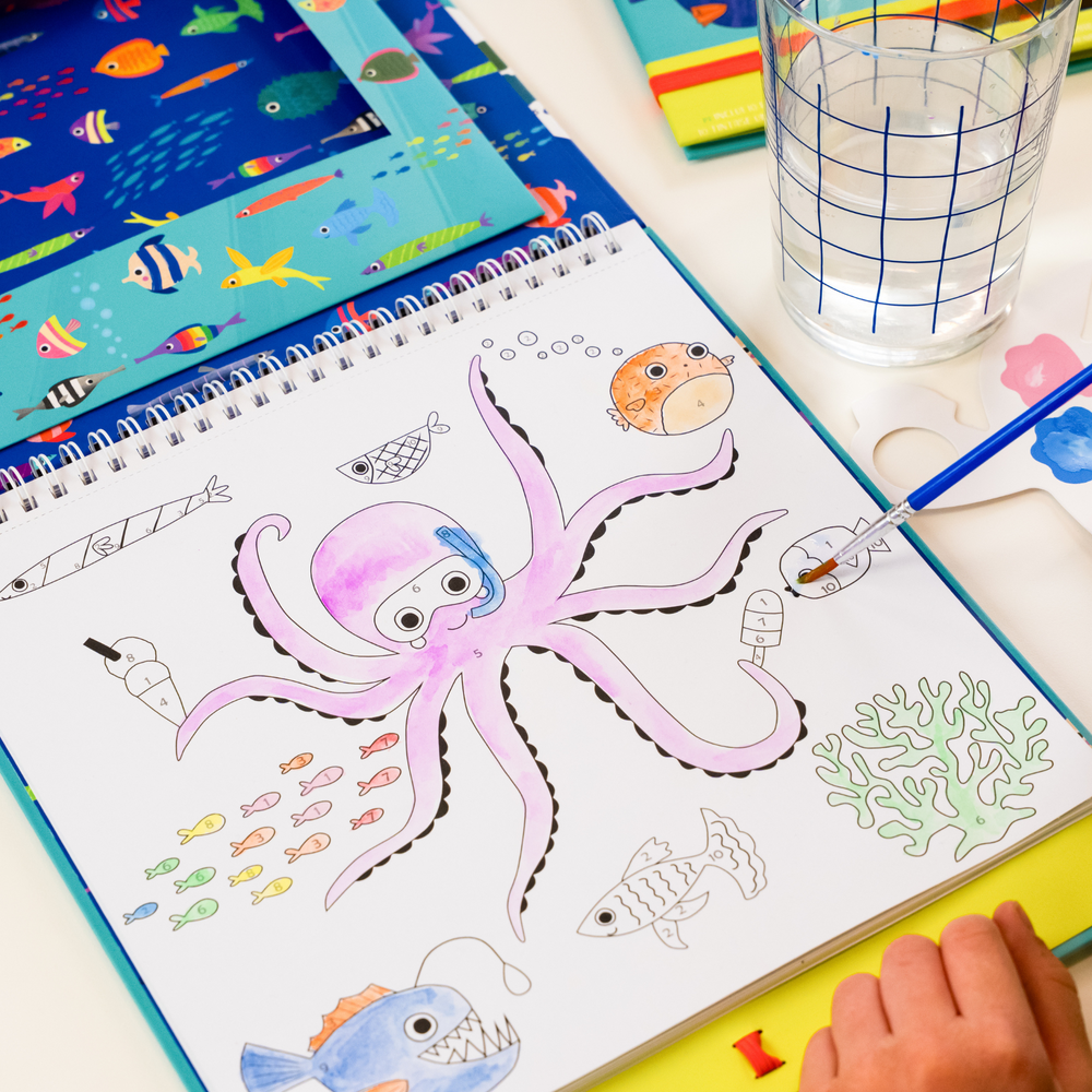 Pinta por Numeros - Oceano