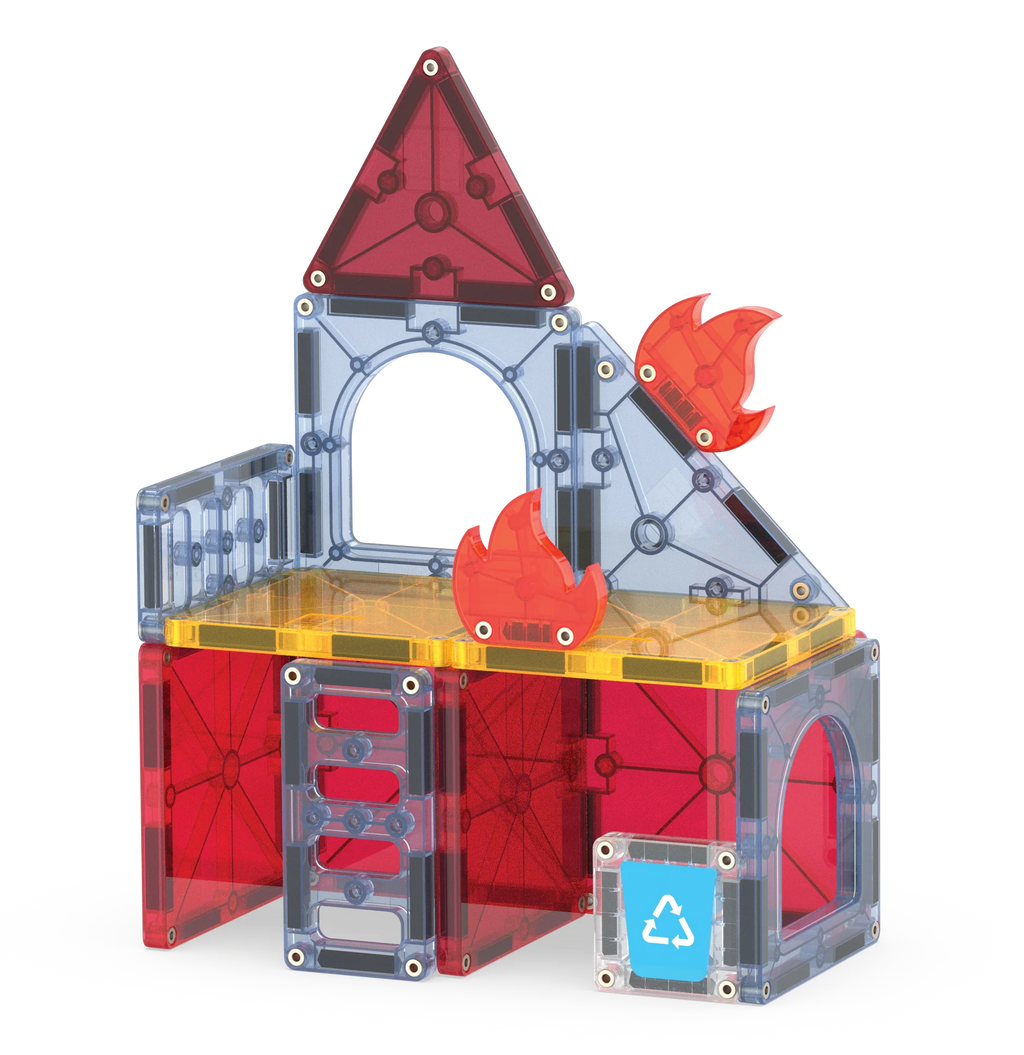 Magna Tiles Estacion de Bomberos - 27 pz