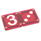 Magna Tiles Micromags Aprender Numeros 56 pz
