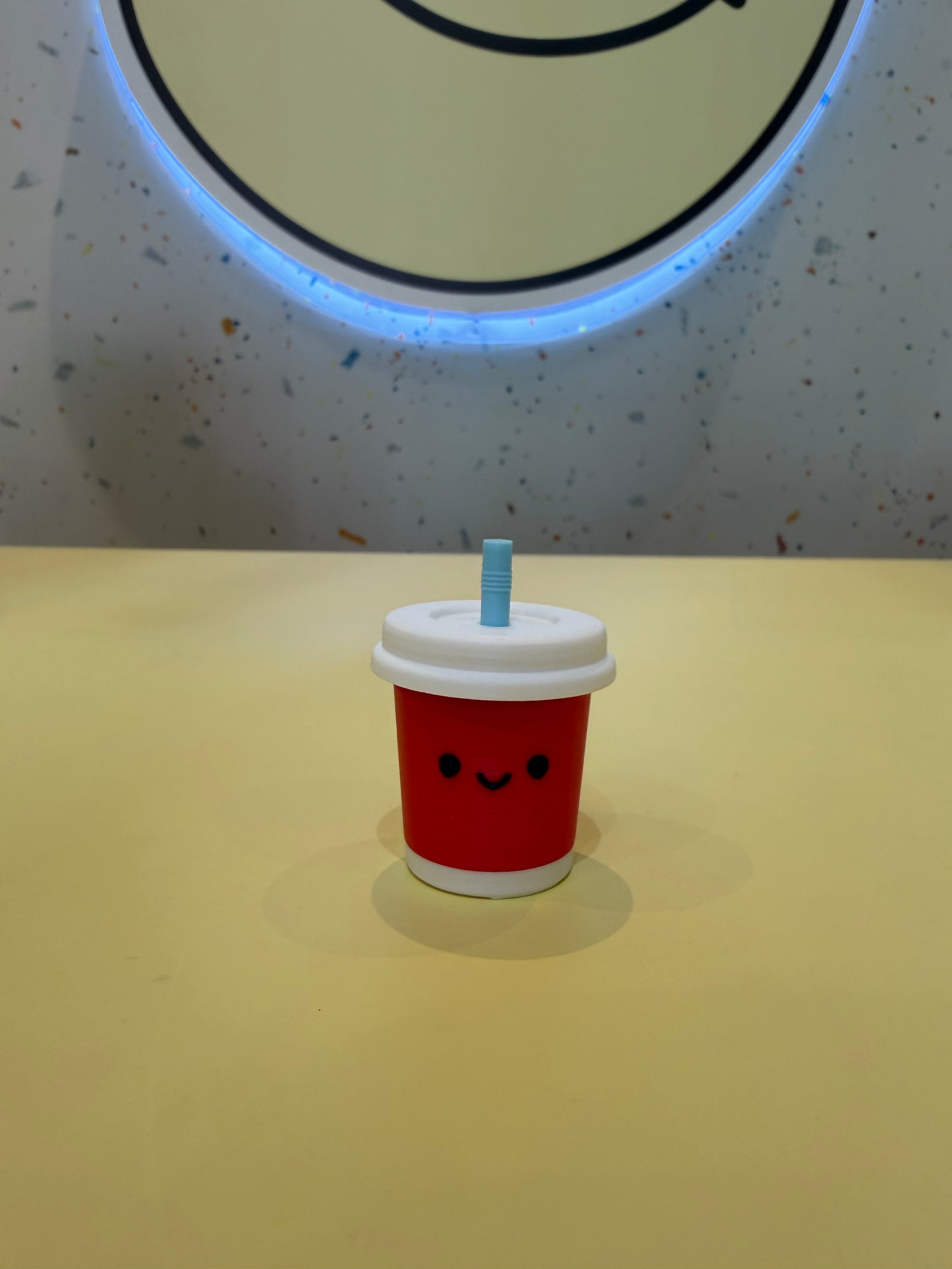Soda keychain clicker