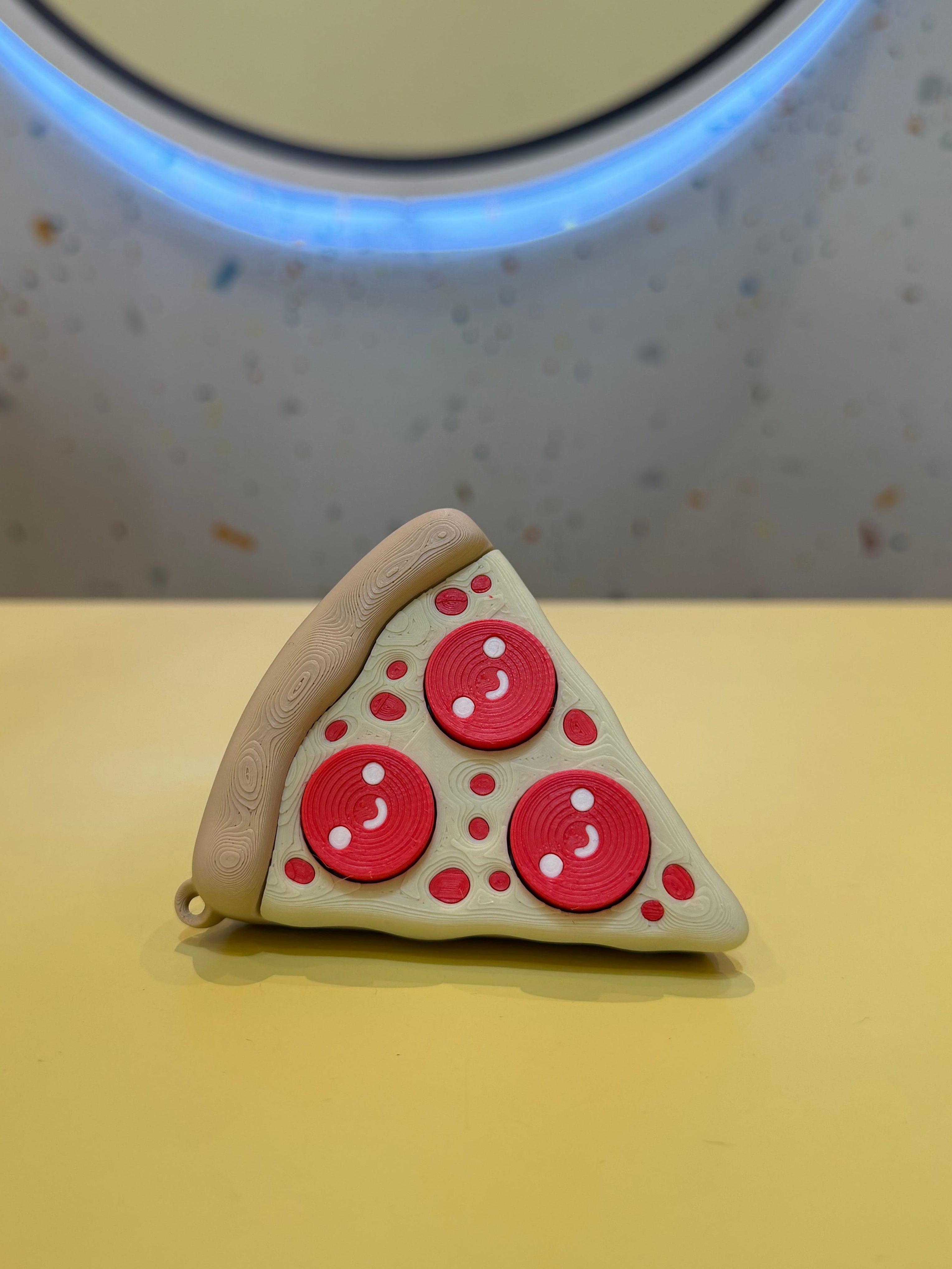 Pizza keychain multi clicker
