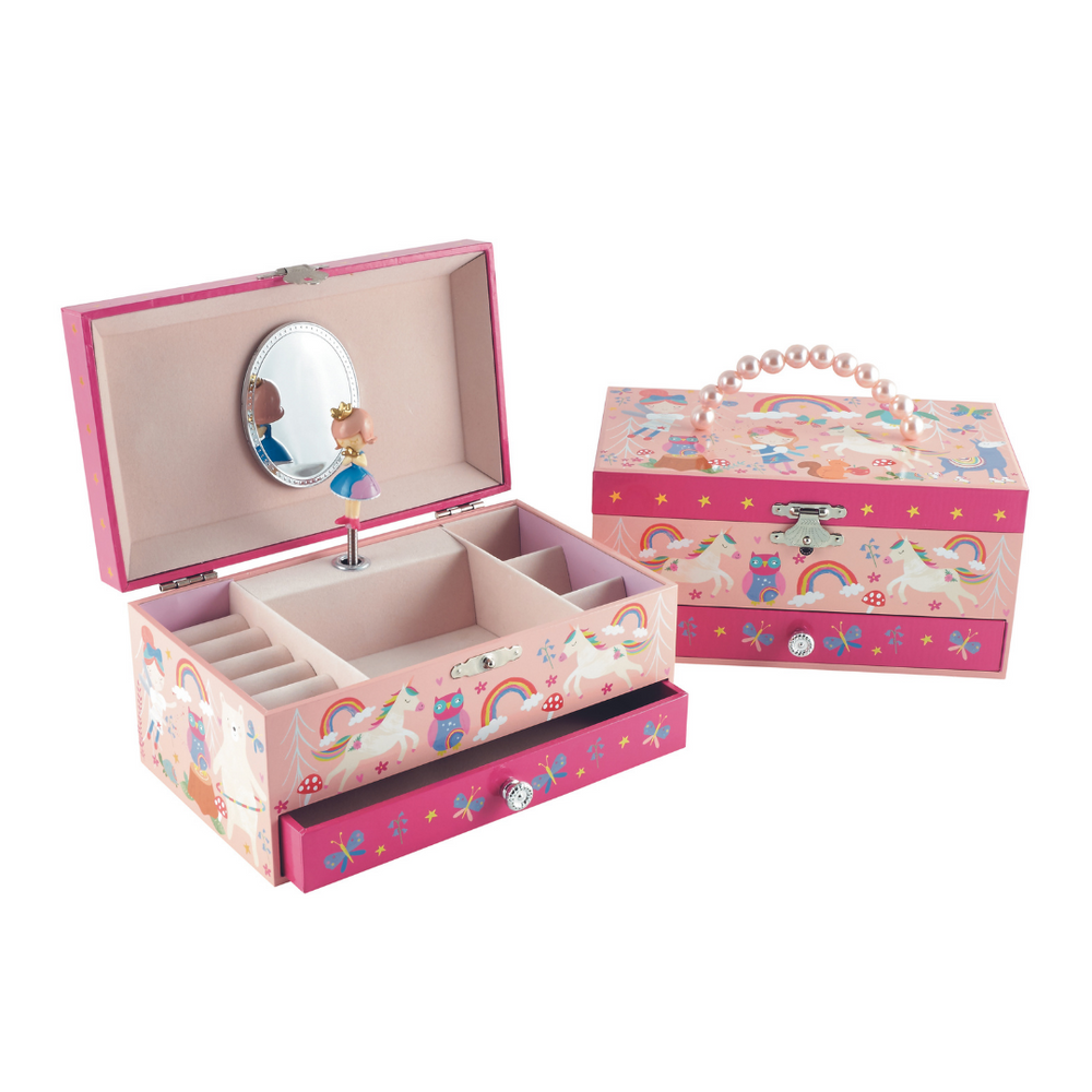 Joyero Musical con Cajón – Hadas & Arcoíris