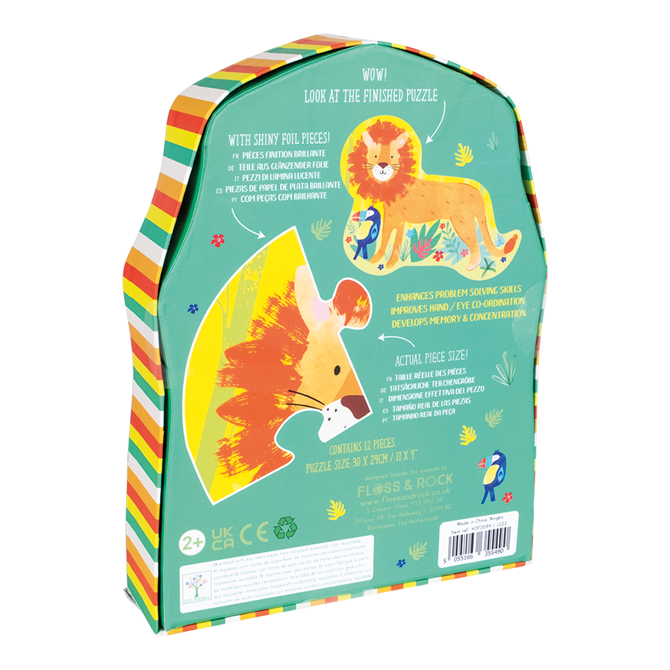 Rompecabezas Infantil Leon - 12 px