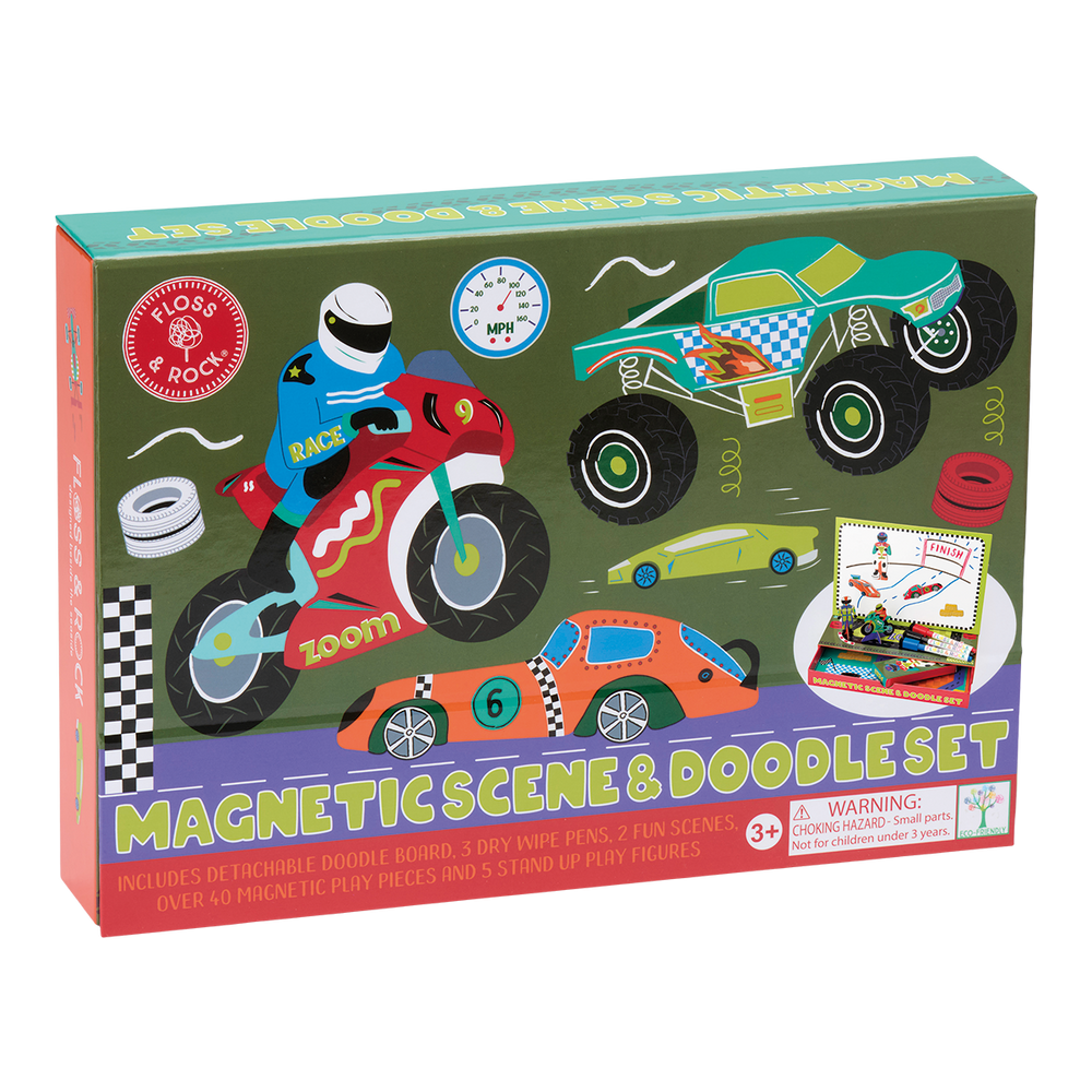 Escena Magnetica y Juego de Garabatos - Coches