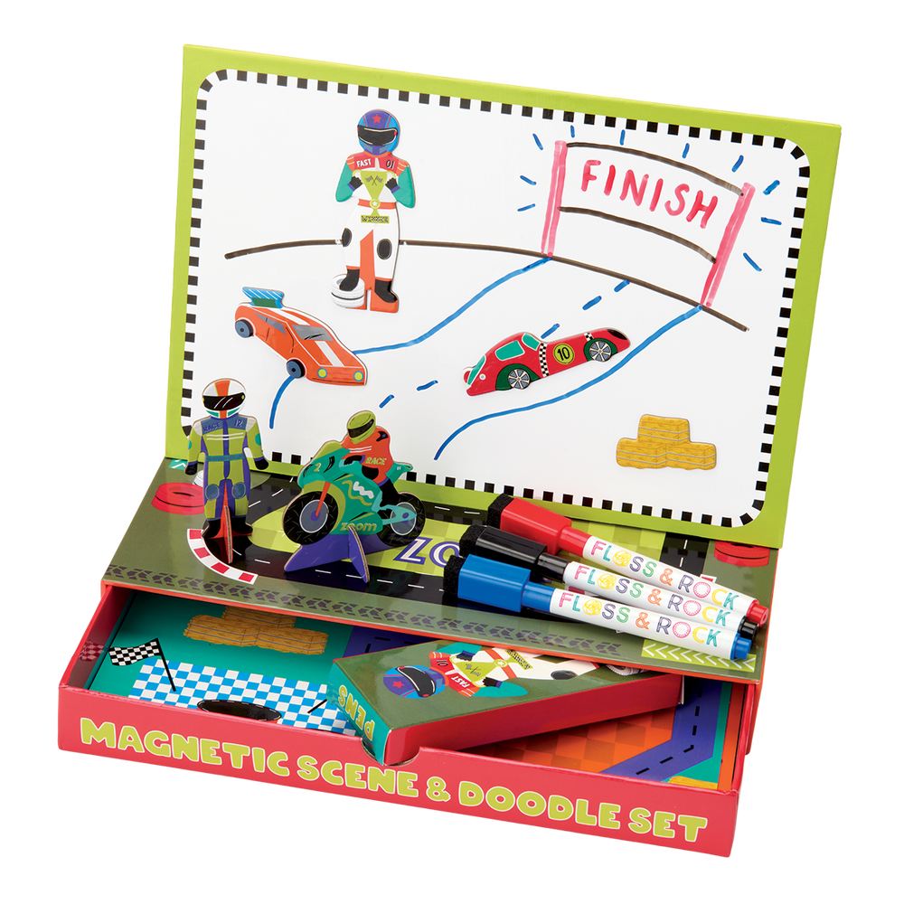 Escena Magnetica y Juego de Garabatos - Coches