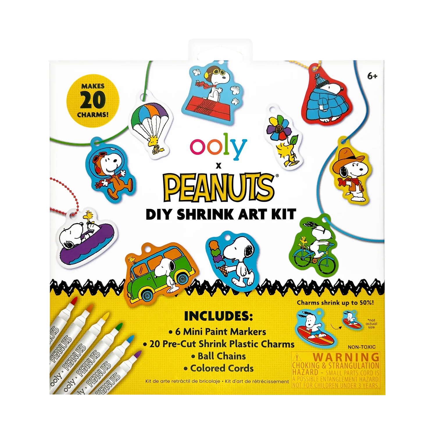 Shrink Its - Kit de arte retractil - Peanuts