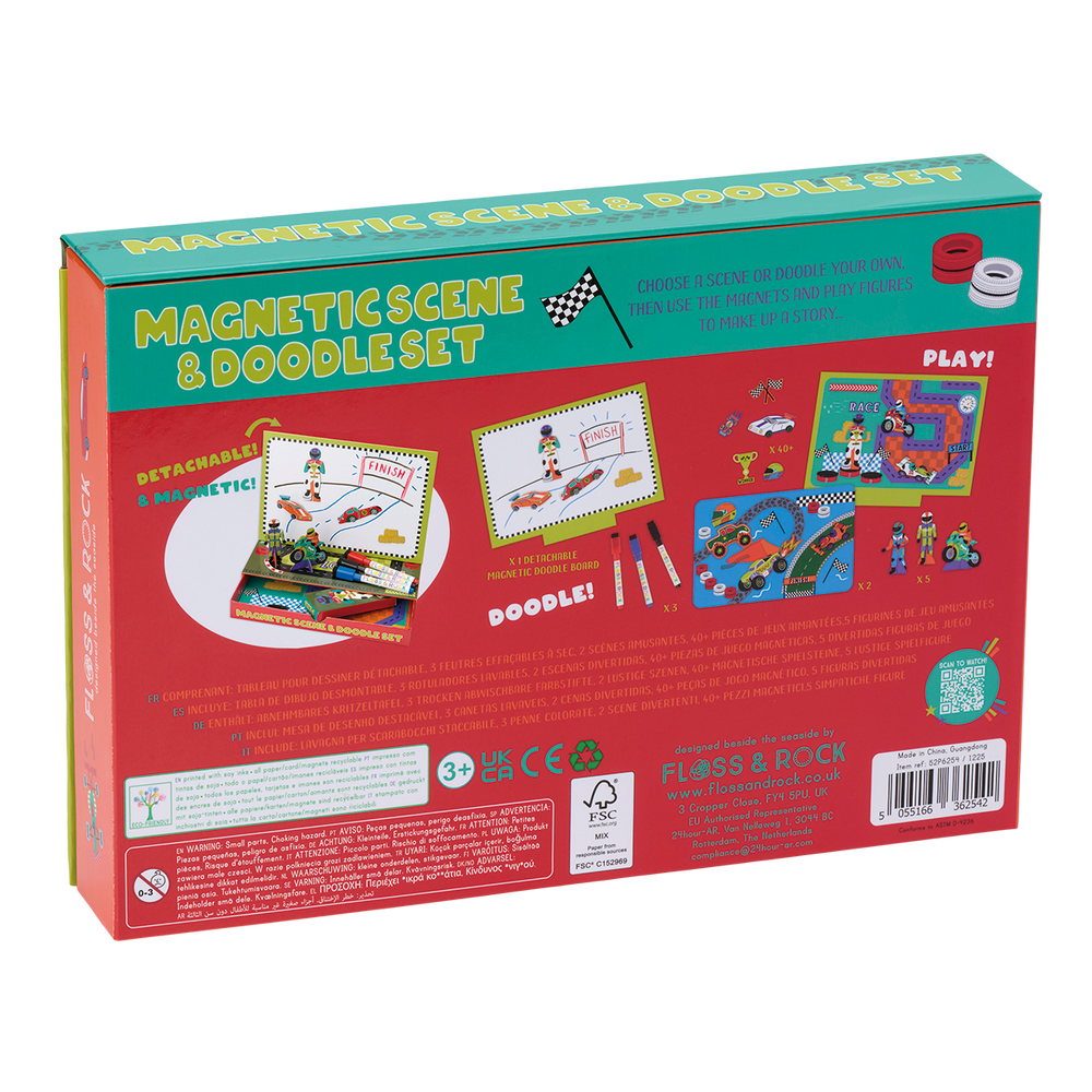 Escena Magnetica y Juego de Garabatos - Coches