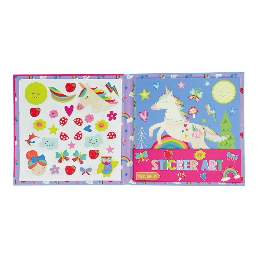 Sticker art - Arte en Calcomania Hadas y Arcoiris